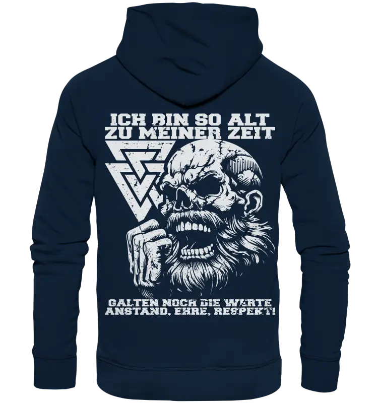 Anstand, Ehre und Respekt - Organic Basic Hoodie - Donnerwolf