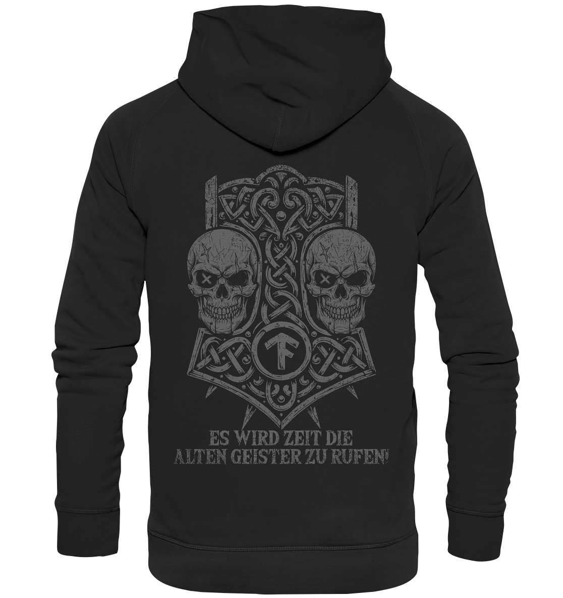 Es wird Zeit, die alten Geister zu rufen Wikinger Hoodie Herren