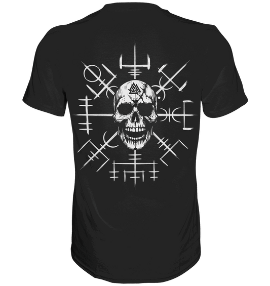Viking Compass Skull - Mystisches Totenkopf Premium Shirt
