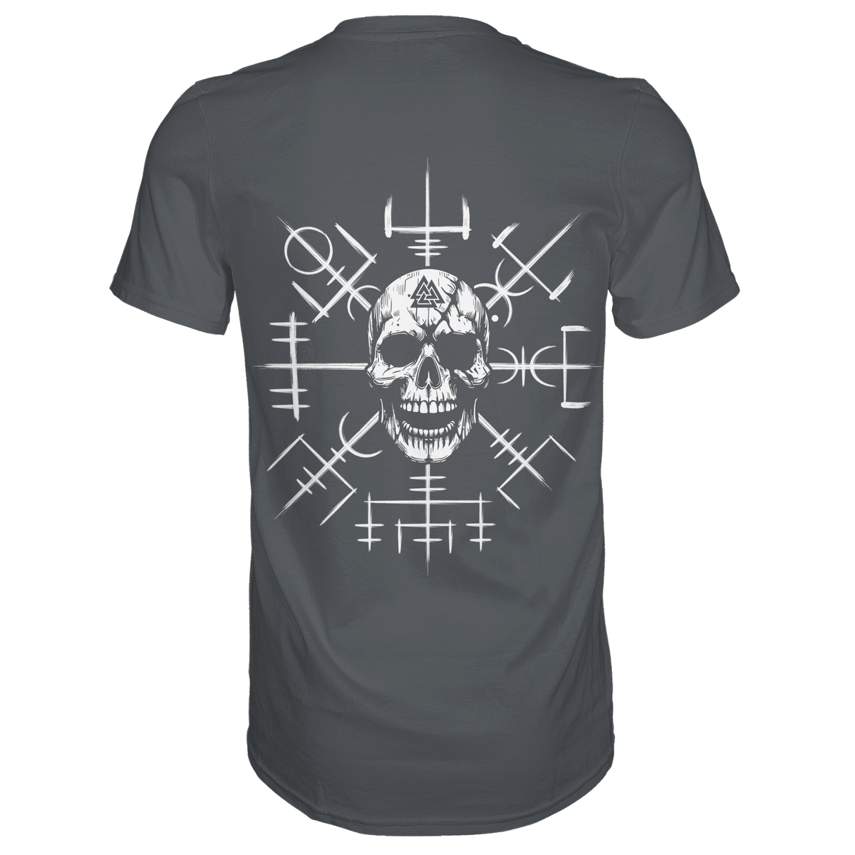 Viking Compass Skull - Mystisches Totenkopf Premium Shirt
