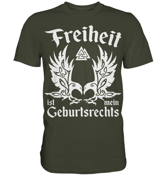 Freiheit - Herren Shirt - Urban Khaki / XS - Unisex-Shirts
