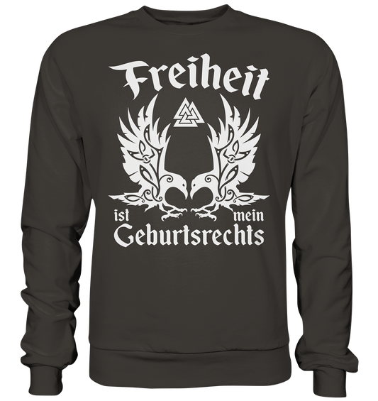 Freiheit - Basic Sweatshirt - Storm Grey (Solid) / XS - Sweatshirts