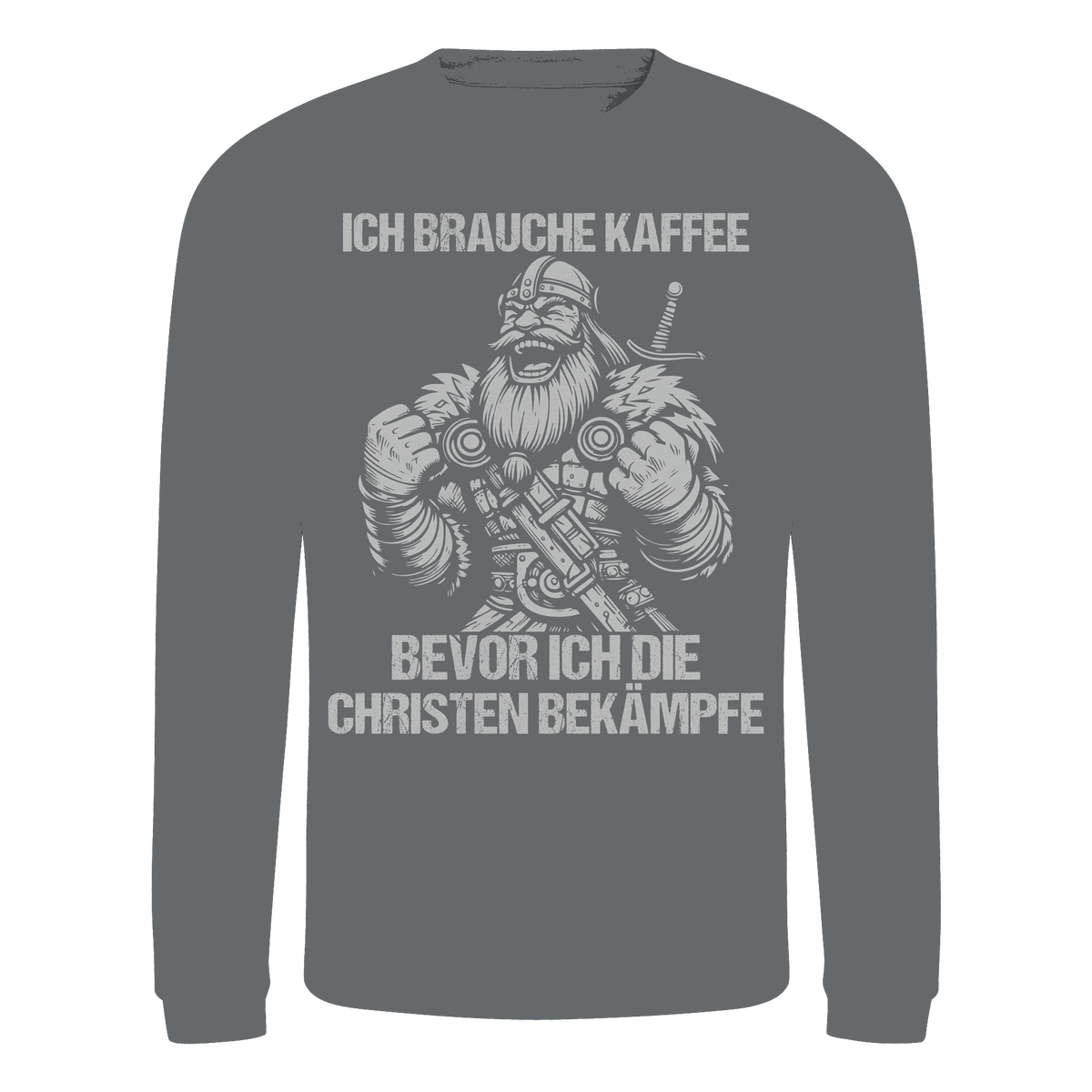 Ich brauche Kaffee - Basic Sweatshirt