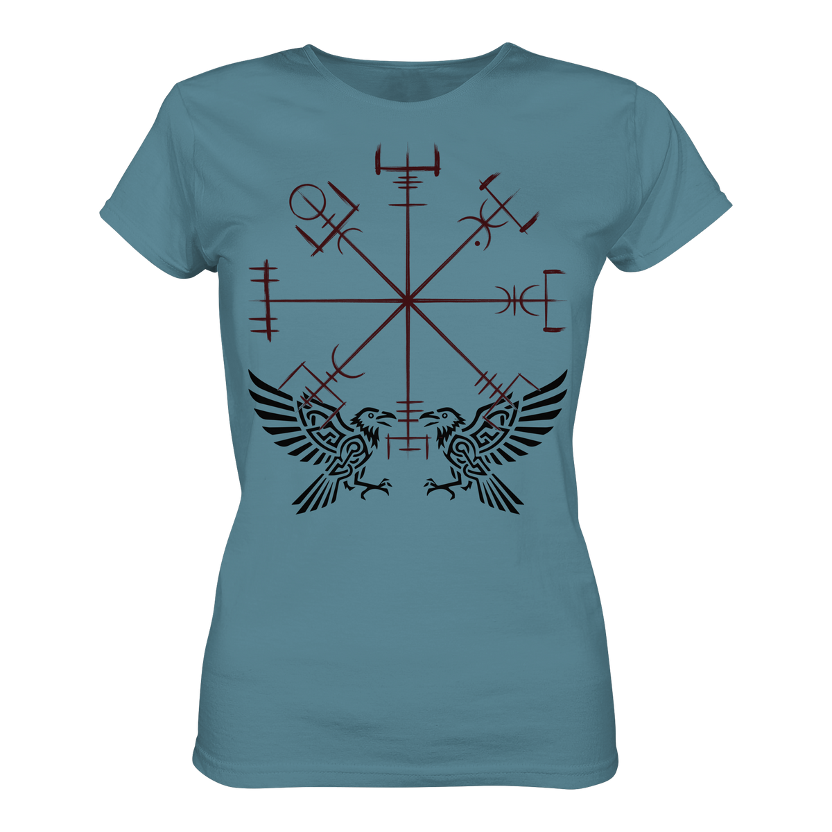 Mysteriöses Symbol – Wikinger T-Shirt Damen Premium Runen