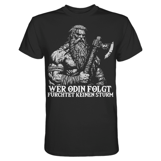 Folge Odin! - Wikinger T-Shirt Männer Premium
