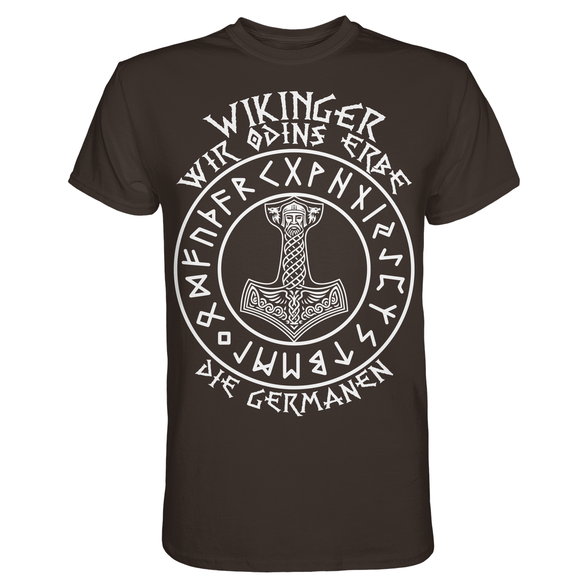 ODINS ERBE - Wikinger T-Shirt Männer Premium Allvater