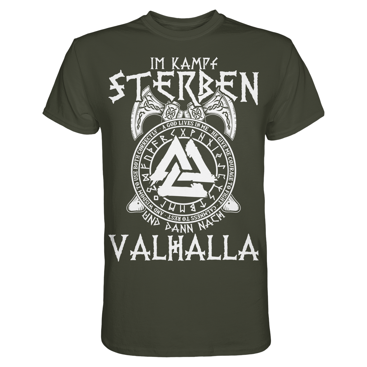 Wikinger T-Shirt Männer Premium - Auf nach Valhalla