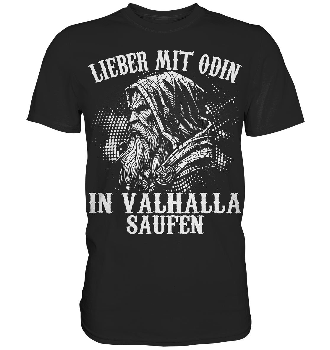 Lieber mit Odin - Herren Shirt - Black / XS - Unisex-Shirts