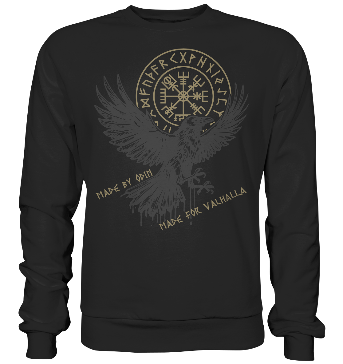 Made by Odin - Unisex Sweatshirt - Deep Black / XS - Sweatshirts
