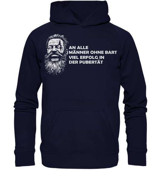 Männer ohne Bart - Unisex Hoodie - Oxford Navy / XS - Hoodies