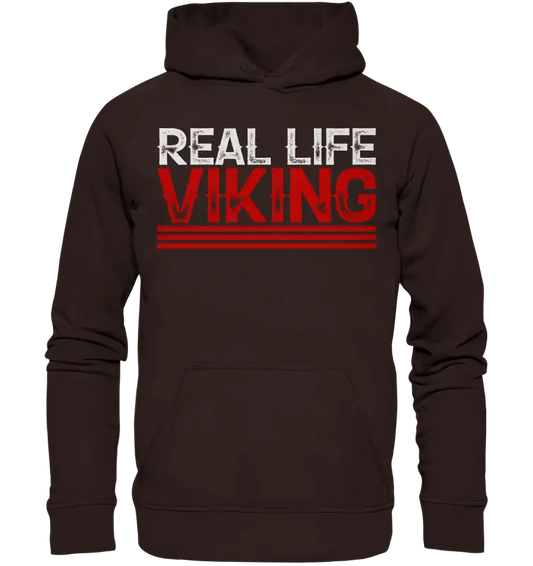 Real Life Viking - Unisex Hoodie - Hot Chocolate / XS - Hoodies