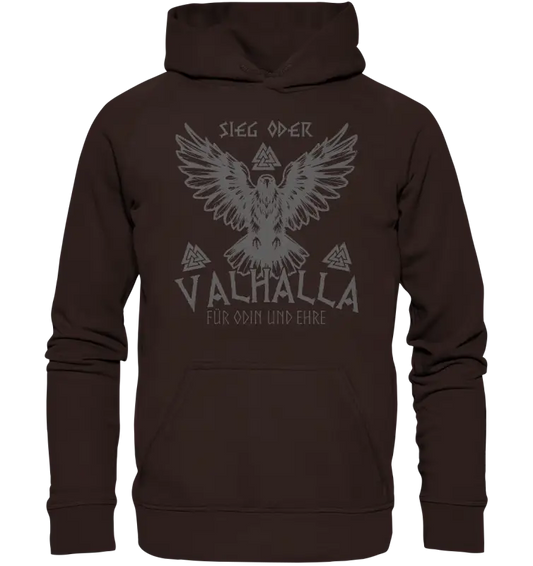 Sieg oder Valhalla - Unisex Hoodie - Hot Chocolate / XS - Hoodies