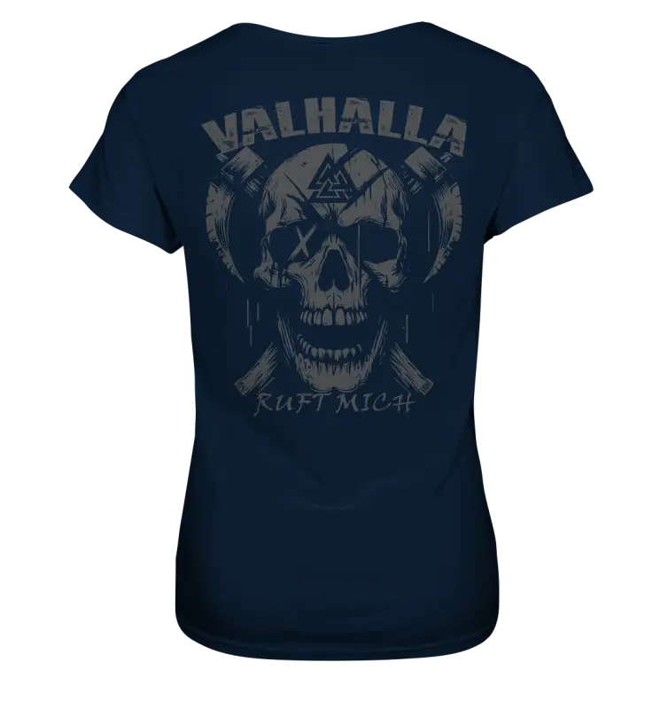 Valhalla ruft mich! - Wikinger Damen Shirt (Beidseitiger Druck) - Lady-Shirts