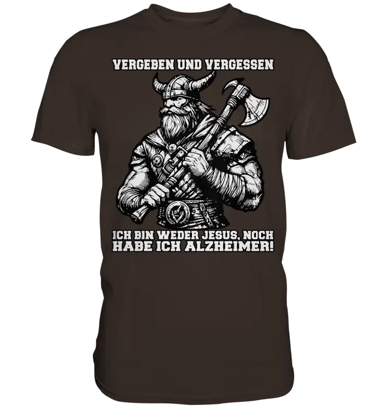 Vergeben und Vergessen - Herren Premium Shirt - Donnerwolf