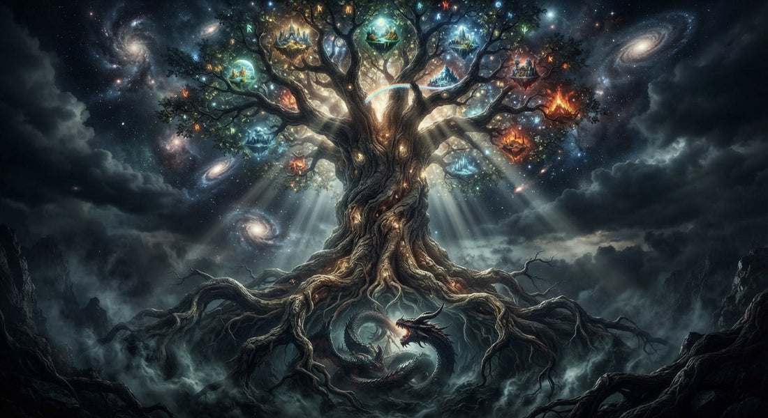 Yggdrasil – Der Weltenbaum: 9 Welten, Drachen & das Geheimnis im Zentrum des Kosmos