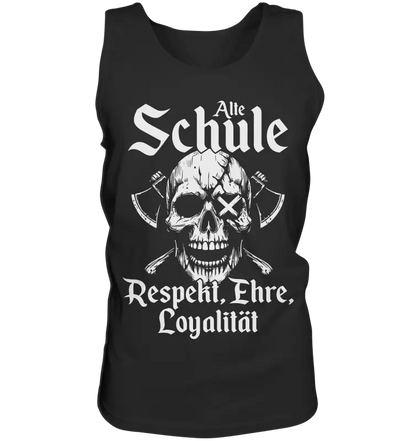 Alte schule - Herren Tank-Top - Black / S - Tank-Tops