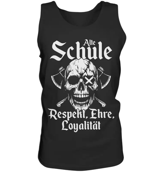 Alte schule - Herren Tank-Top - Black / S - Tank-Tops