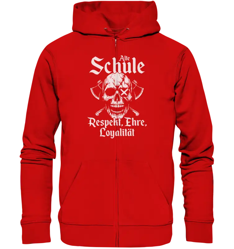 Alte schule - Zipper - Red / S - Jacken/ Zipper