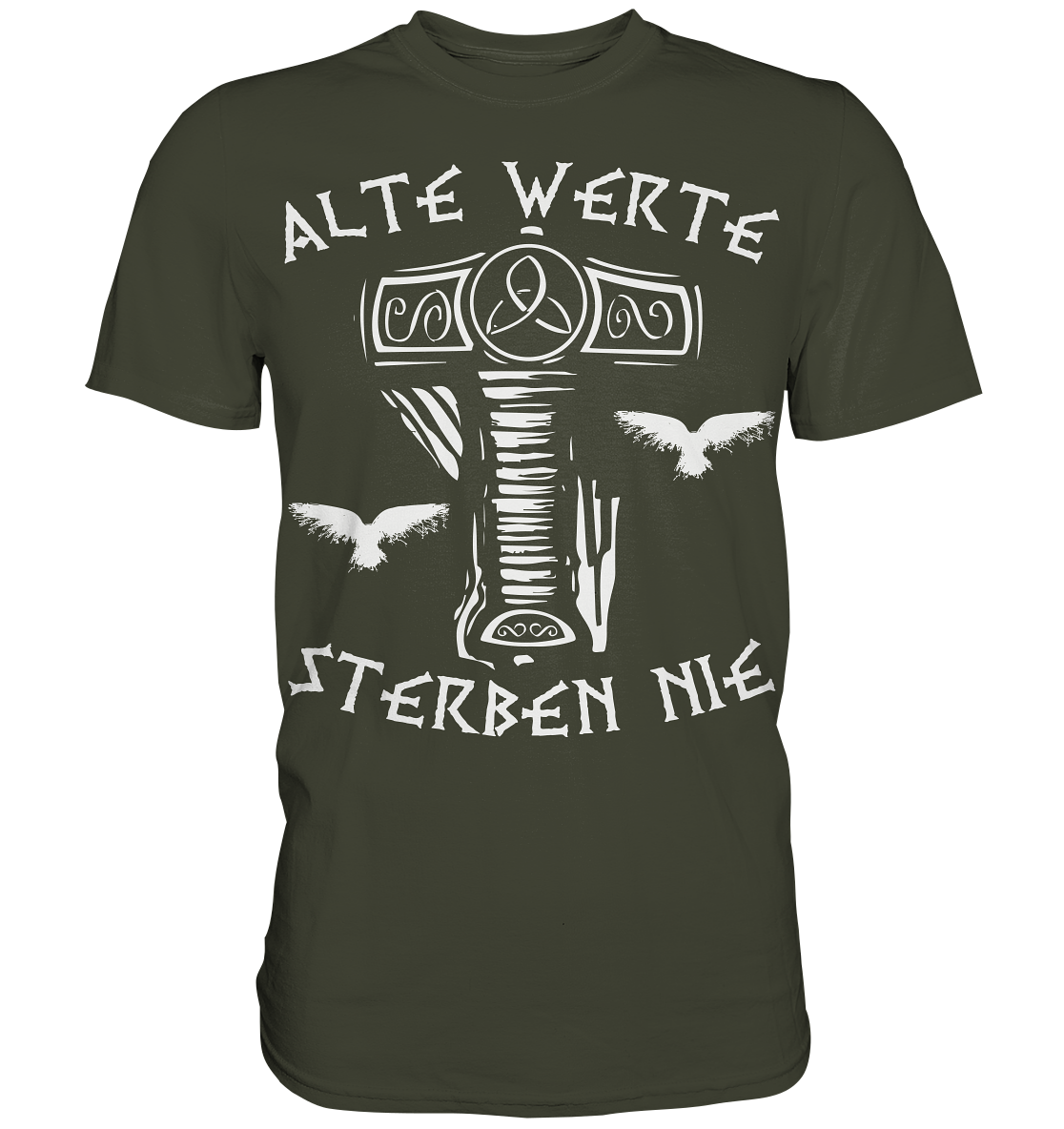 Alte Werte - Herren Shirt - Urban Khaki / XS - Unisex-Shirts