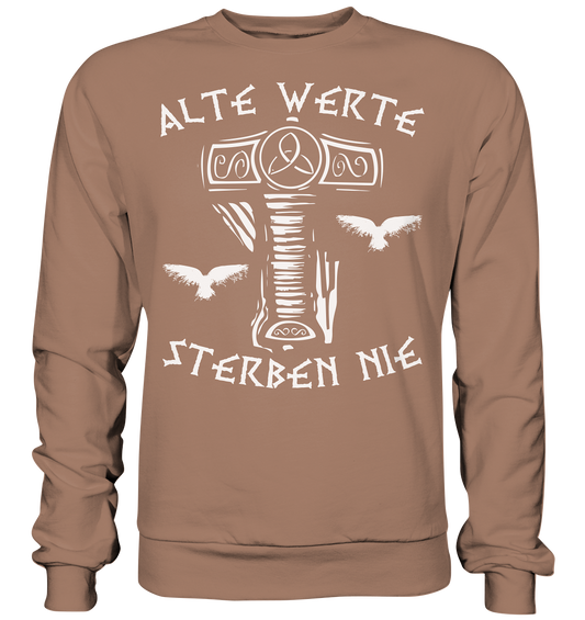 Alte Werte - Unisex Sweatshirt - Caramel Latte / XS - Sweatshirts