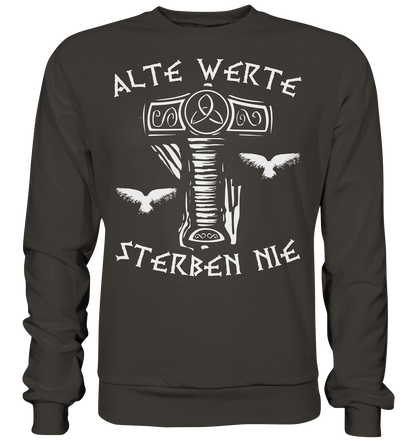 Alte Werte - Unisex Sweatshirt - Storm Grey (Solid) / XS - Sweatshirts