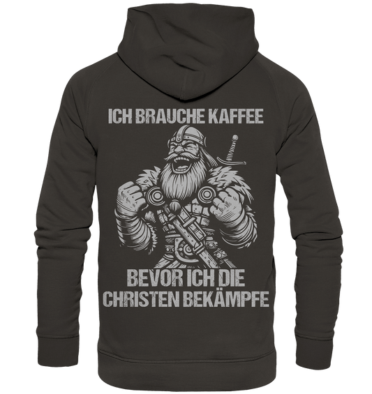 Ich brauche Kaffee  - Basic Unisex Hoodie