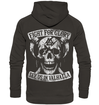 See You in Valhalla - Fight for Glory - Wikinger Hoodie Männer