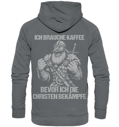 Ich brauche Kaffee  - Basic Unisex Hoodie