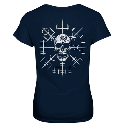 Viking Compass Skull - Ladies Premium Shirt