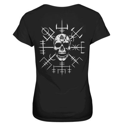 Viking Compass Skull - Ladies Premium Shirt