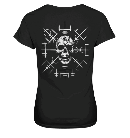 Viking Compass Skull - Ladies Premium Shirt