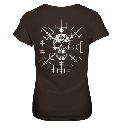 Viking Compass Skull - Ladies Premium Shirt