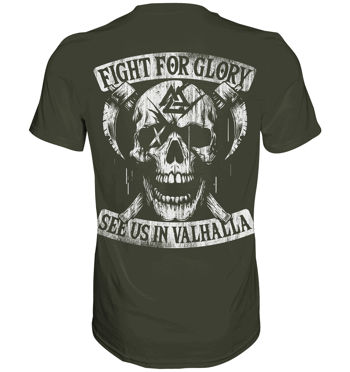 See You in Valhalla - Fight for Glory - Wikinger T-Shirt Männer Premium