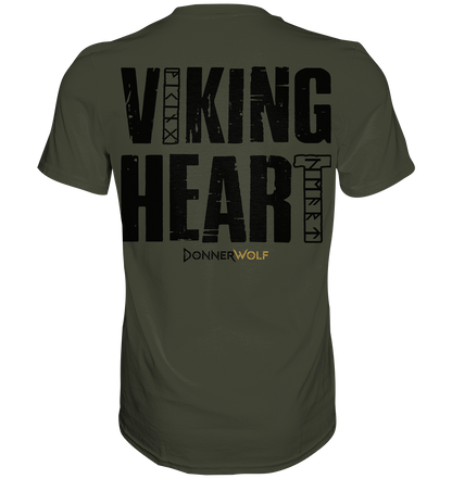 Viking Heart - Wikinger T-Shirt Männer Premium
