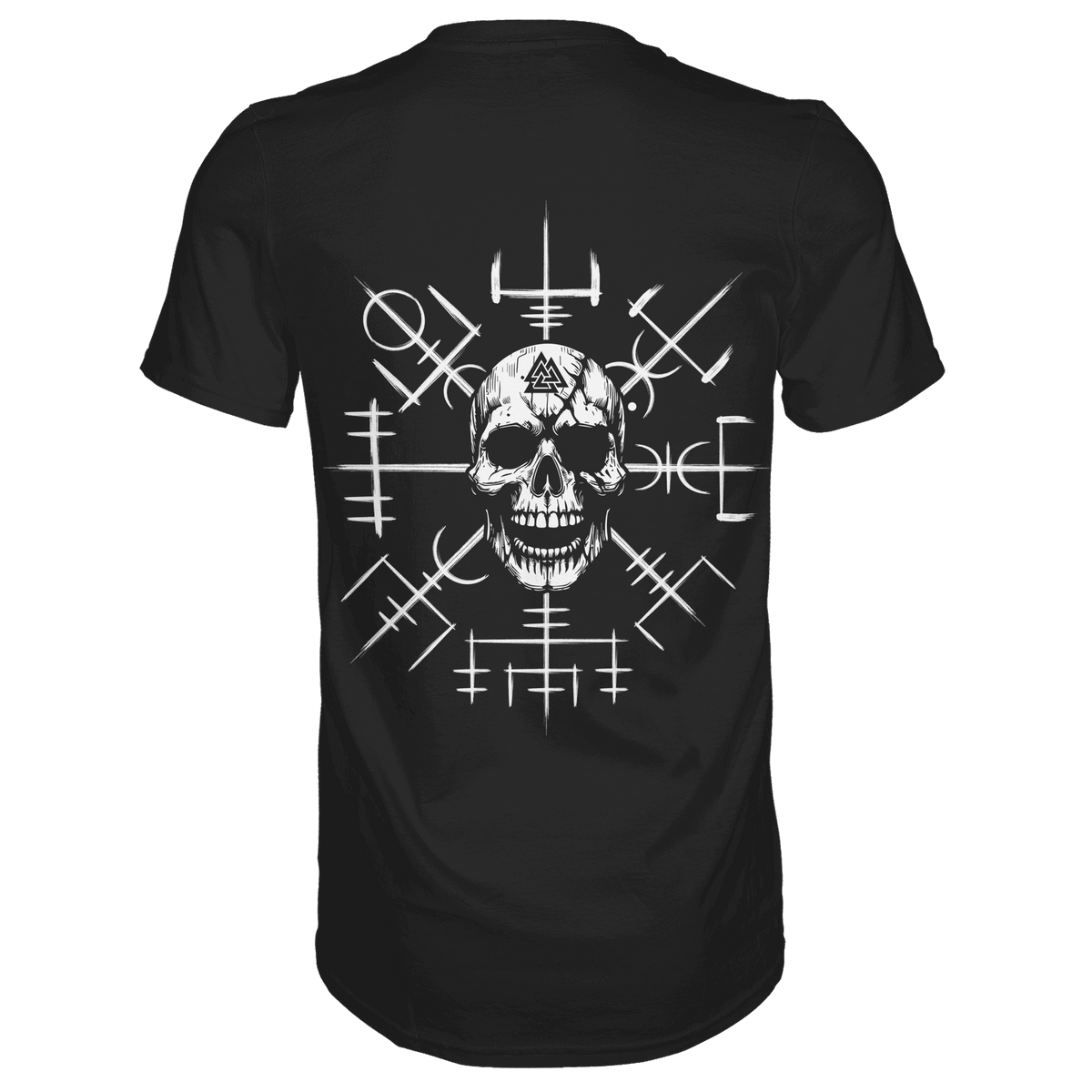 Viking Compass Skull - Mystisches Totenkopf Premium Shirt