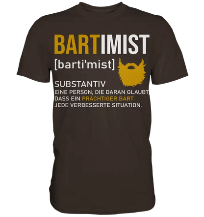 Norse T-Shirt Herren – Bartimist Design mit Bart Motiv | Wikinger Geschenk