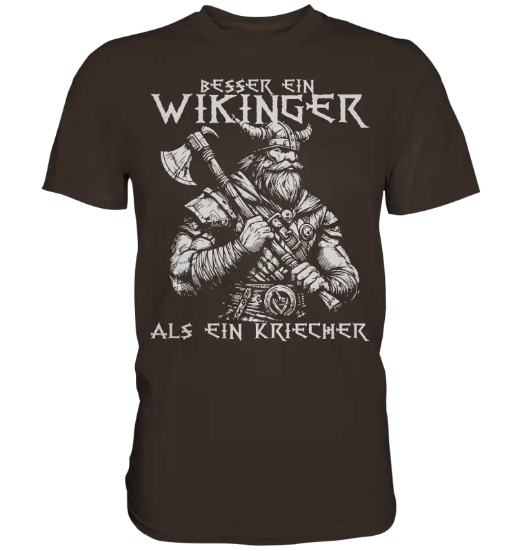 Besser ein WIkinger - Herren Premium Shirt - Donnerwolf