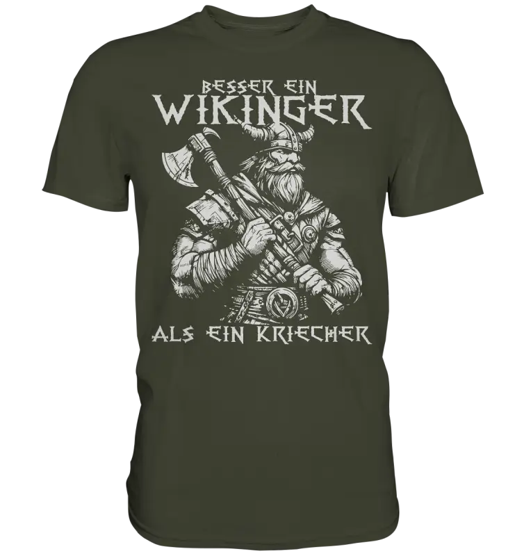Besser ein WIkinger - Herren Premium Shirt - Donnerwolf