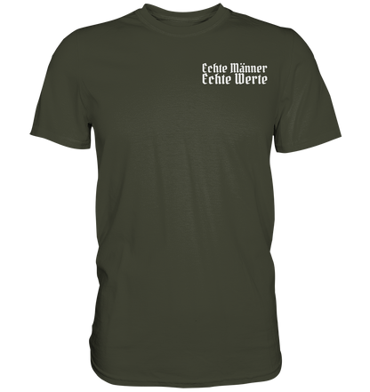 Echte Männer Echte Werte - Herren Shirt - Urban Khaki / XS - Unisex-Shirts