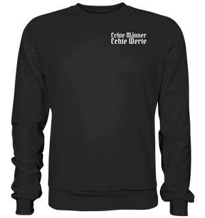 Echte Männer Echte Werte - Unisex Sweatshirt - Deep Black / XS - Sweatshirts