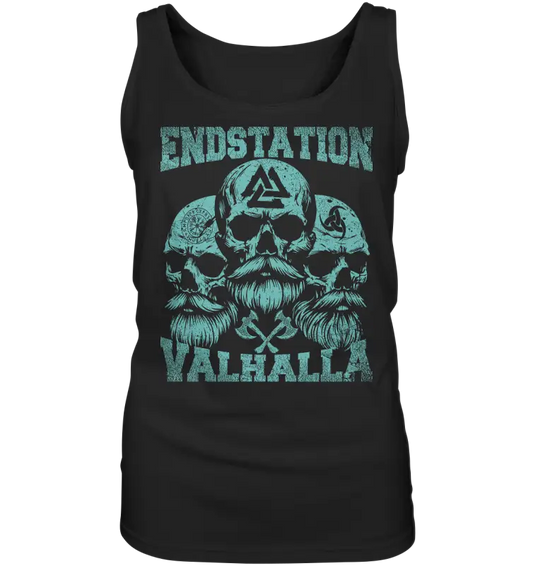Endstation Valhalla - Damen Tank-Top - Black / S - Tank-Tops
