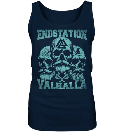 Endstation Valhalla - Damen Tank-Top - Navy / S - Tank-Tops
