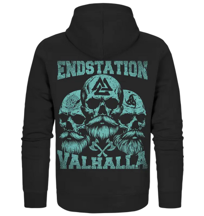 Endstation Valhalla - Unisex Zipper - Black Pure / S - Jacken/ Zipper