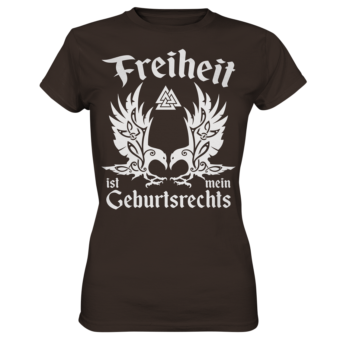 Freiheit - Damen Shirt - Brown / XS - Lady-Shirts