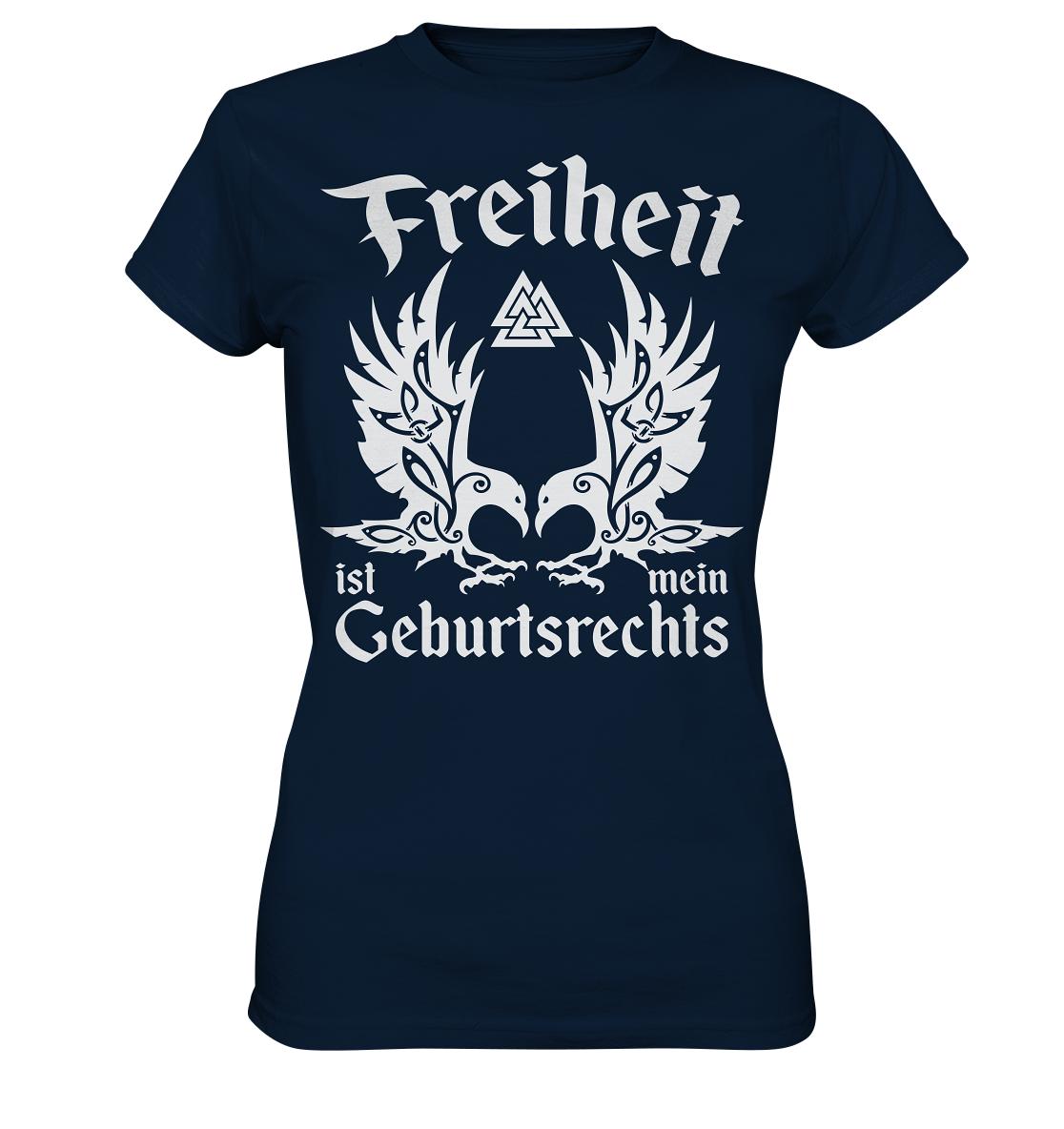 Freiheit - Damen Shirt - Navy / XS - Lady-Shirts