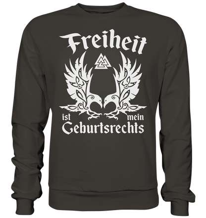 Freiheit - Basic Sweatshirt - Storm Grey (Solid) / XS - Sweatshirts