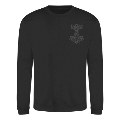 GÖTTER FÜHREN KRIEGER - Wikinger Sweatshirt Männer Odin