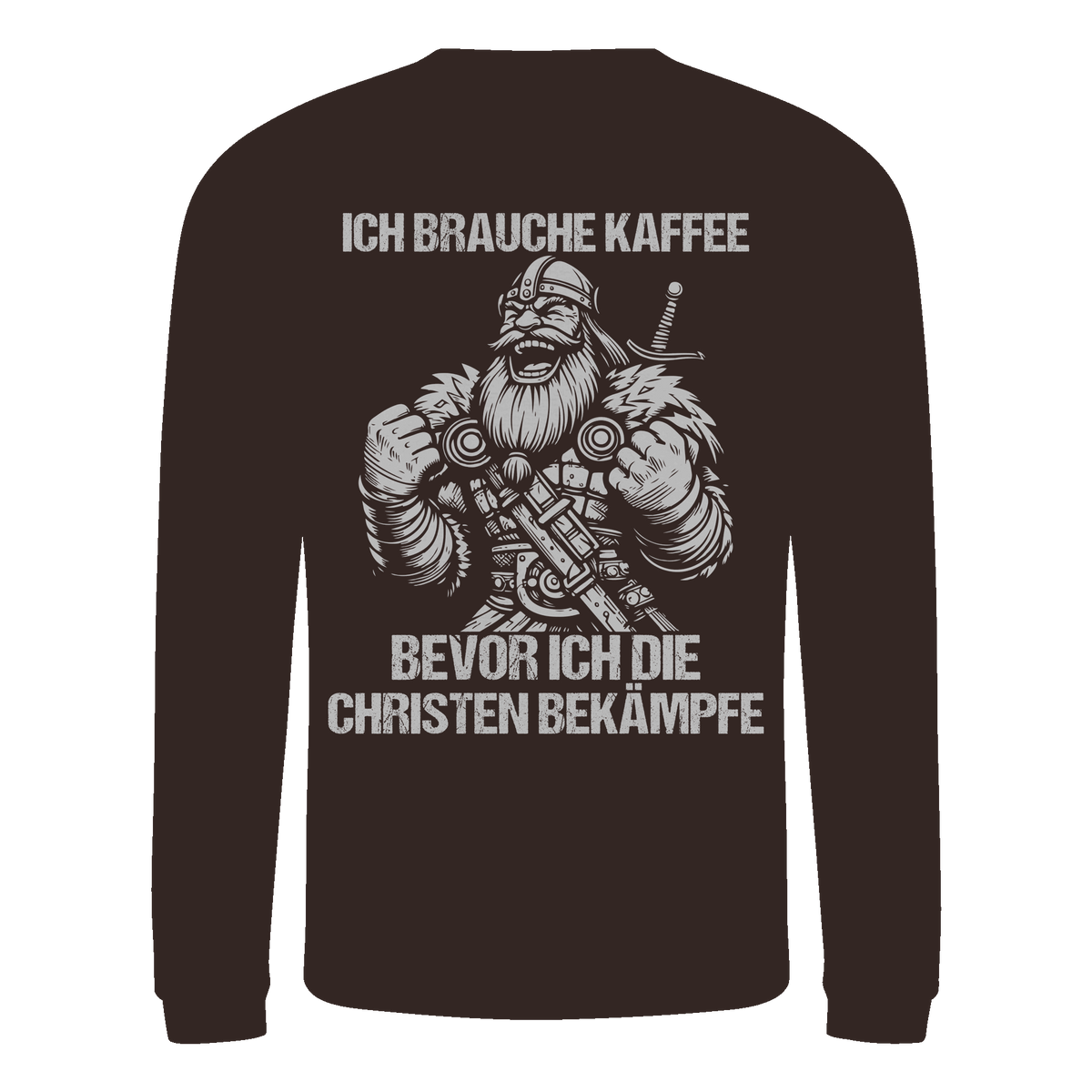 Ich brauche Kaffee  - Basic Sweatshirt