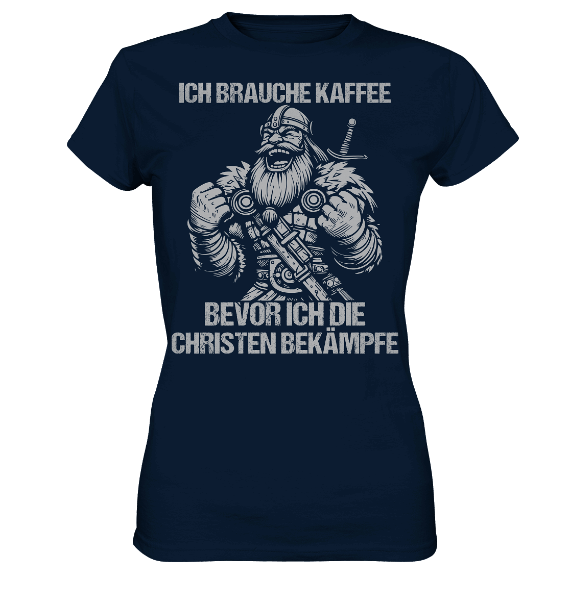 Ich brauche Kaffee  - Ladies Premium Shirt