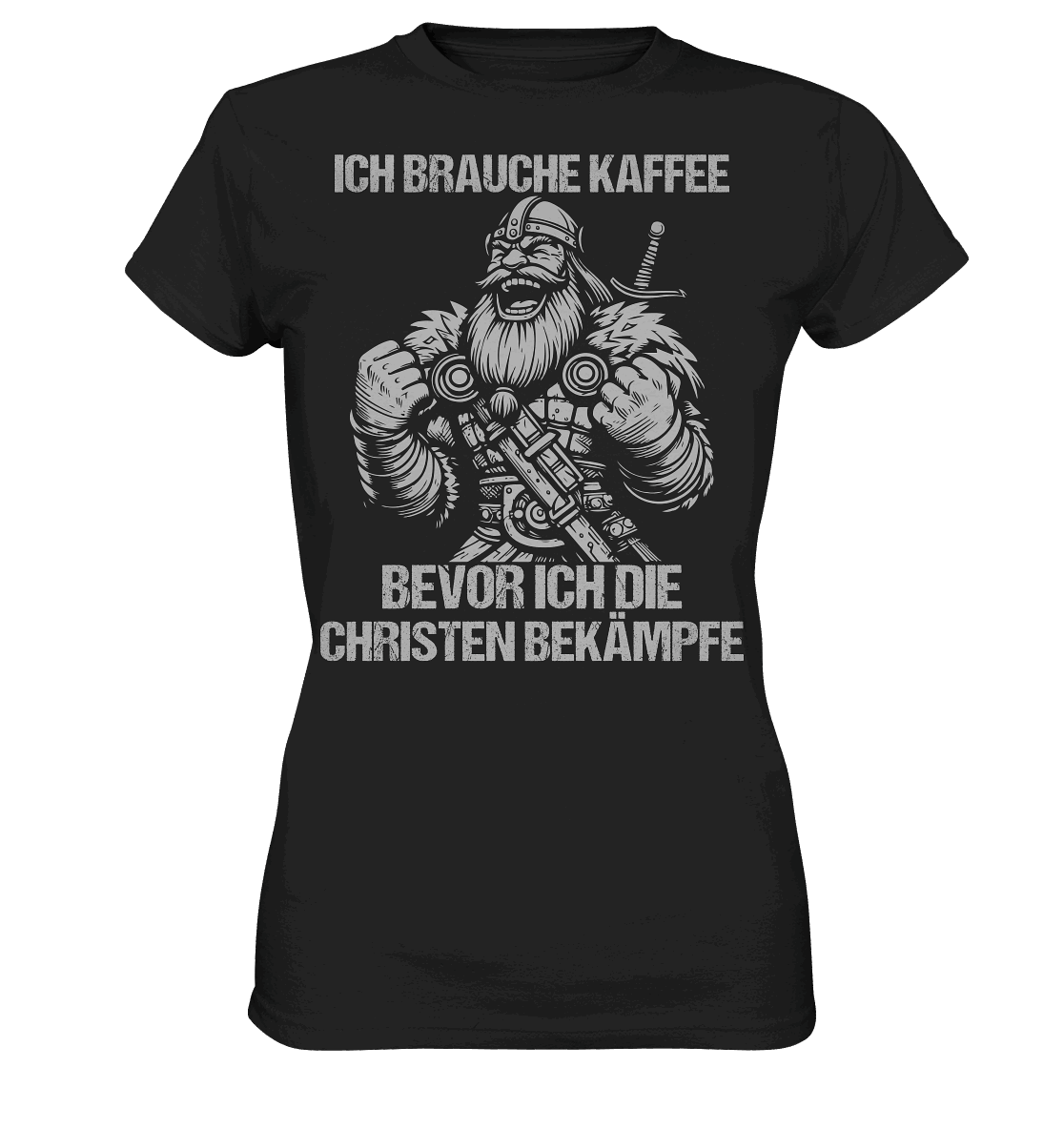 Ich brauche Kaffee  - Ladies Premium Shirt